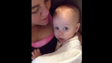 Photo of Mom Says “I Love You” To Baby Girl And Her Comeback Is Extra Sweet